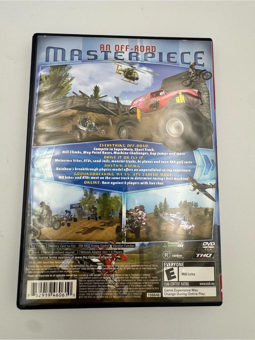 MX vs‎ ATV Unleashed Greatest Hits PS2 Complete CIB Manual Tested